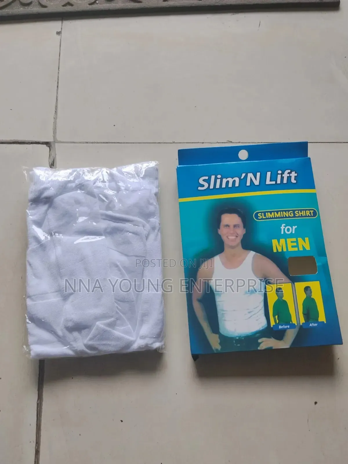 Slim'n Lift Men's Slimming Vest Undershirt