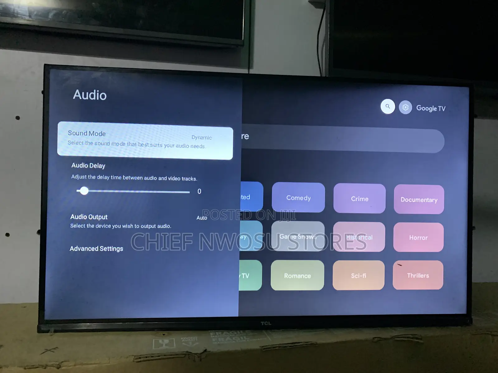 32” TCL Google Smart Tv