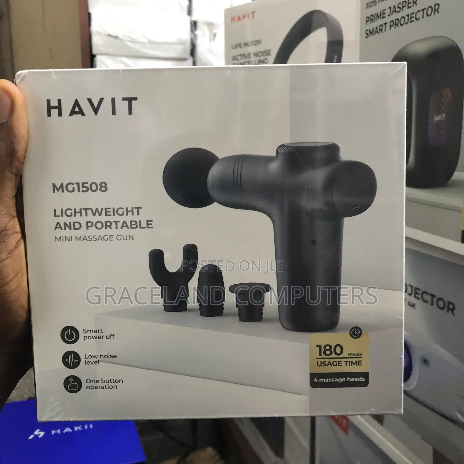 Havit Massage Gun Mg1508 (Lightweight and Portable Mini Massage Gun)