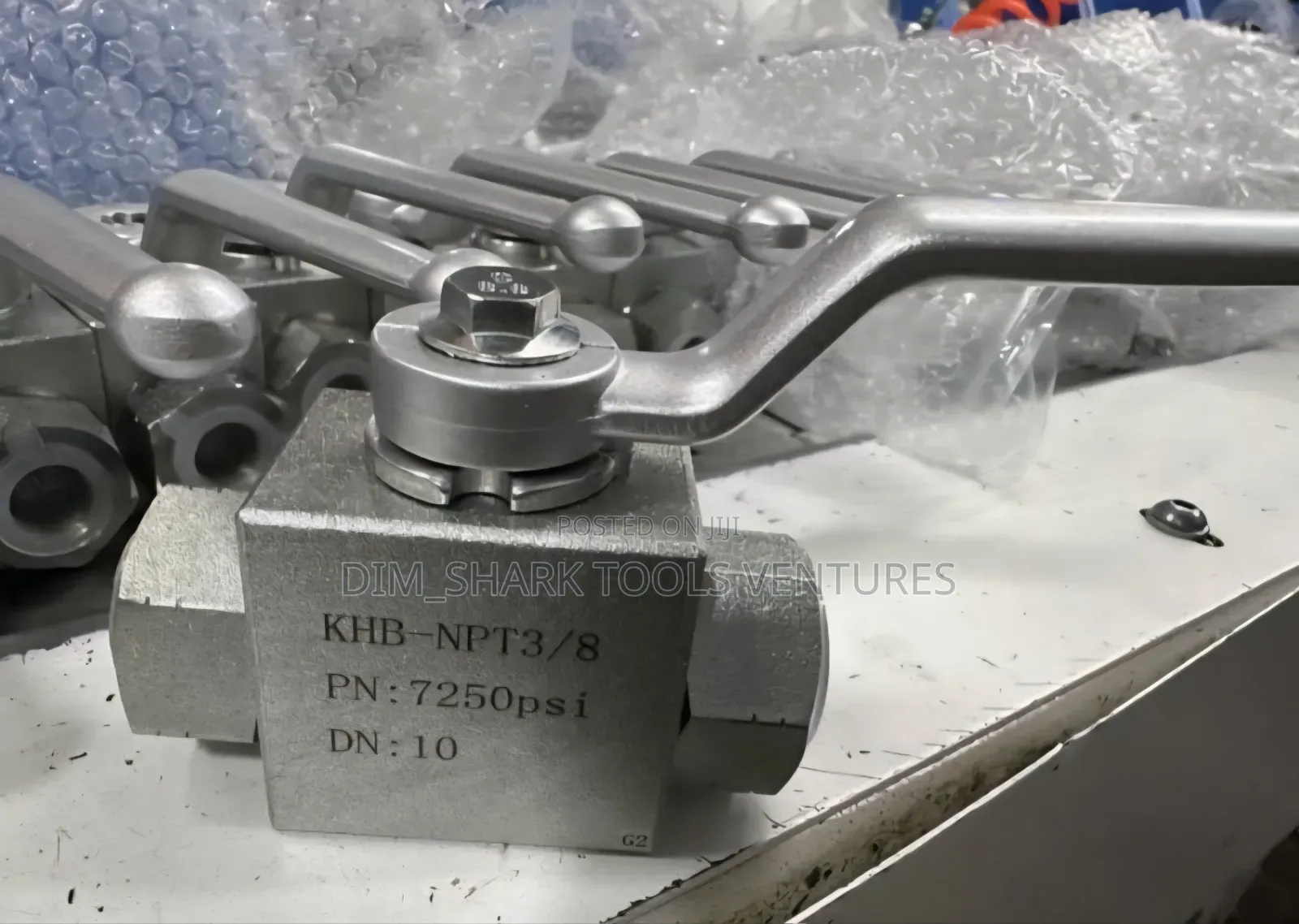 3/8" X 7250psi High-Pressure Hydraulic Ball Valve Model(Khb-Npt3/8)