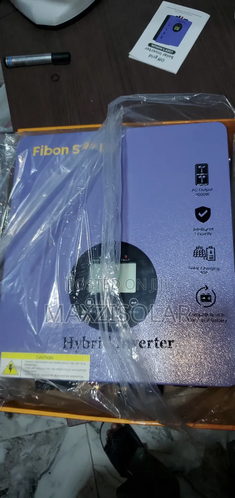 2kva 12v/24v Fibon Hybrid Inverter