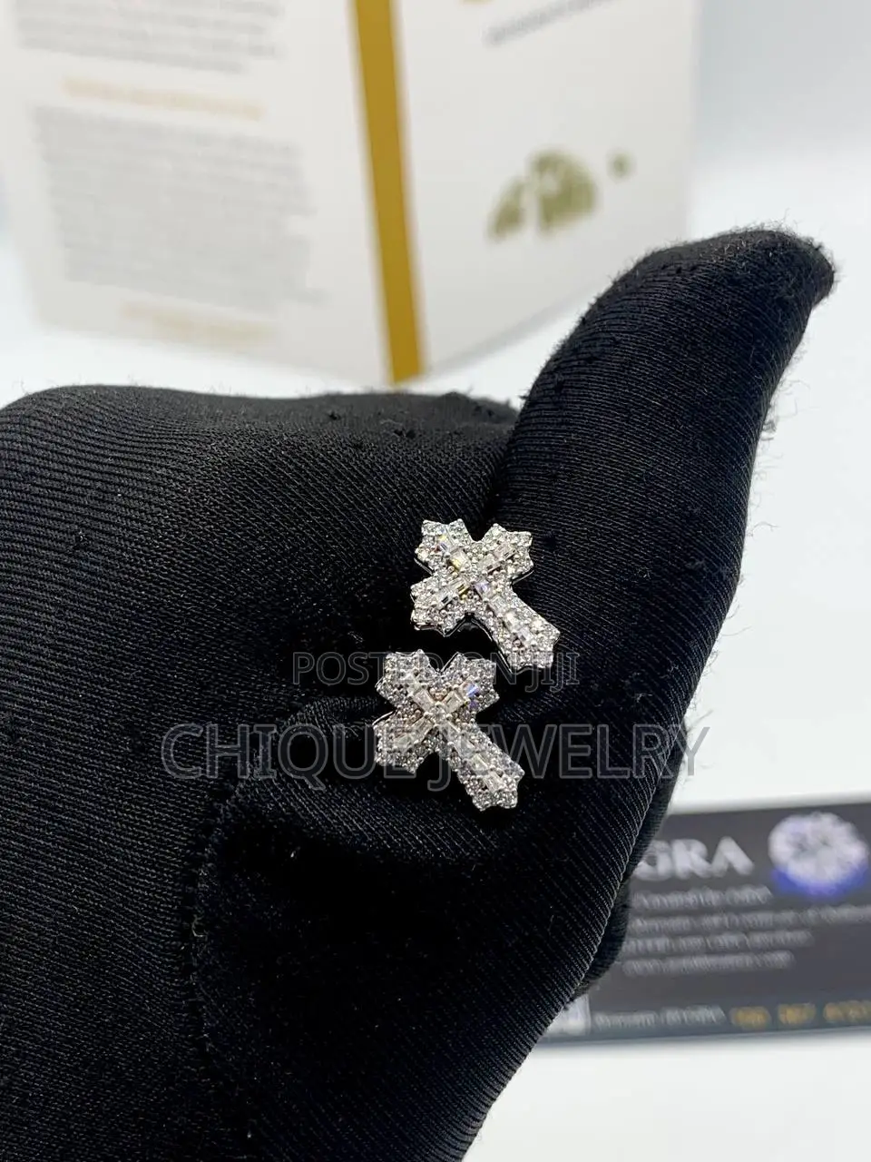 VVS Moissanite Diamond Unisex Earrings