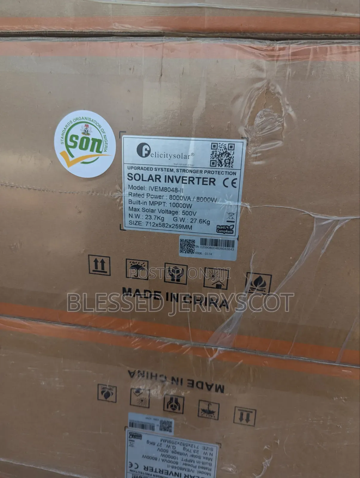 Felicity Ivem 8kva 48v Hybrid Solar Inverters Available in Stock.