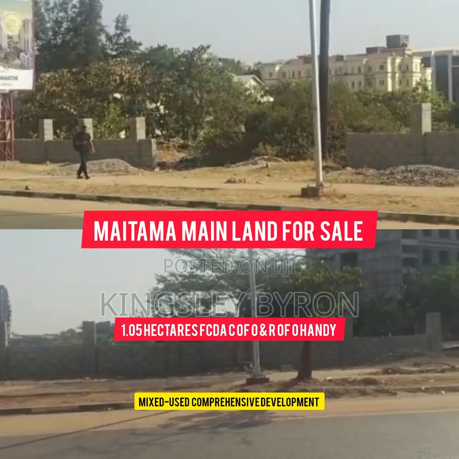 Fast Sale Maitama Main 1.05hectares Fcda C of O R of O