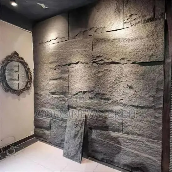 Nigeria Africa Popular Wall Decor Wall Panel Pu Foam Stone Affordable