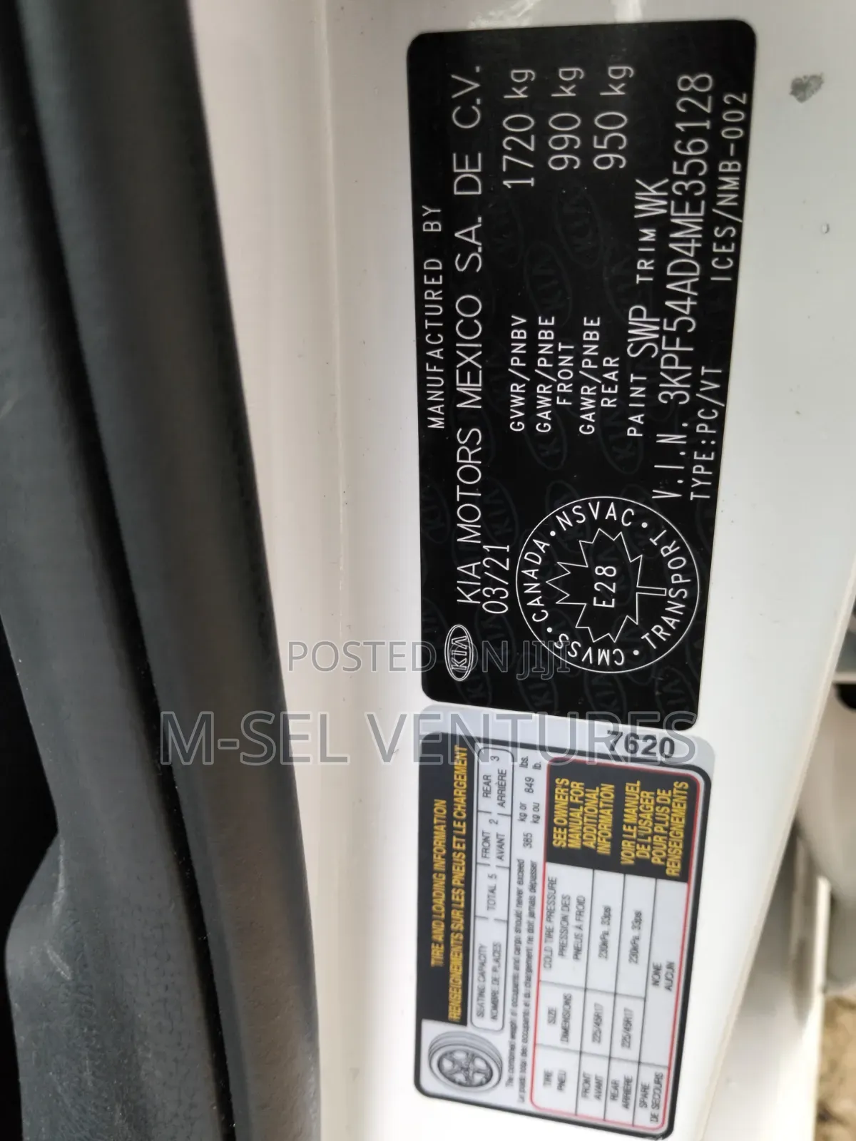 Kia Forte EX 2021 White
