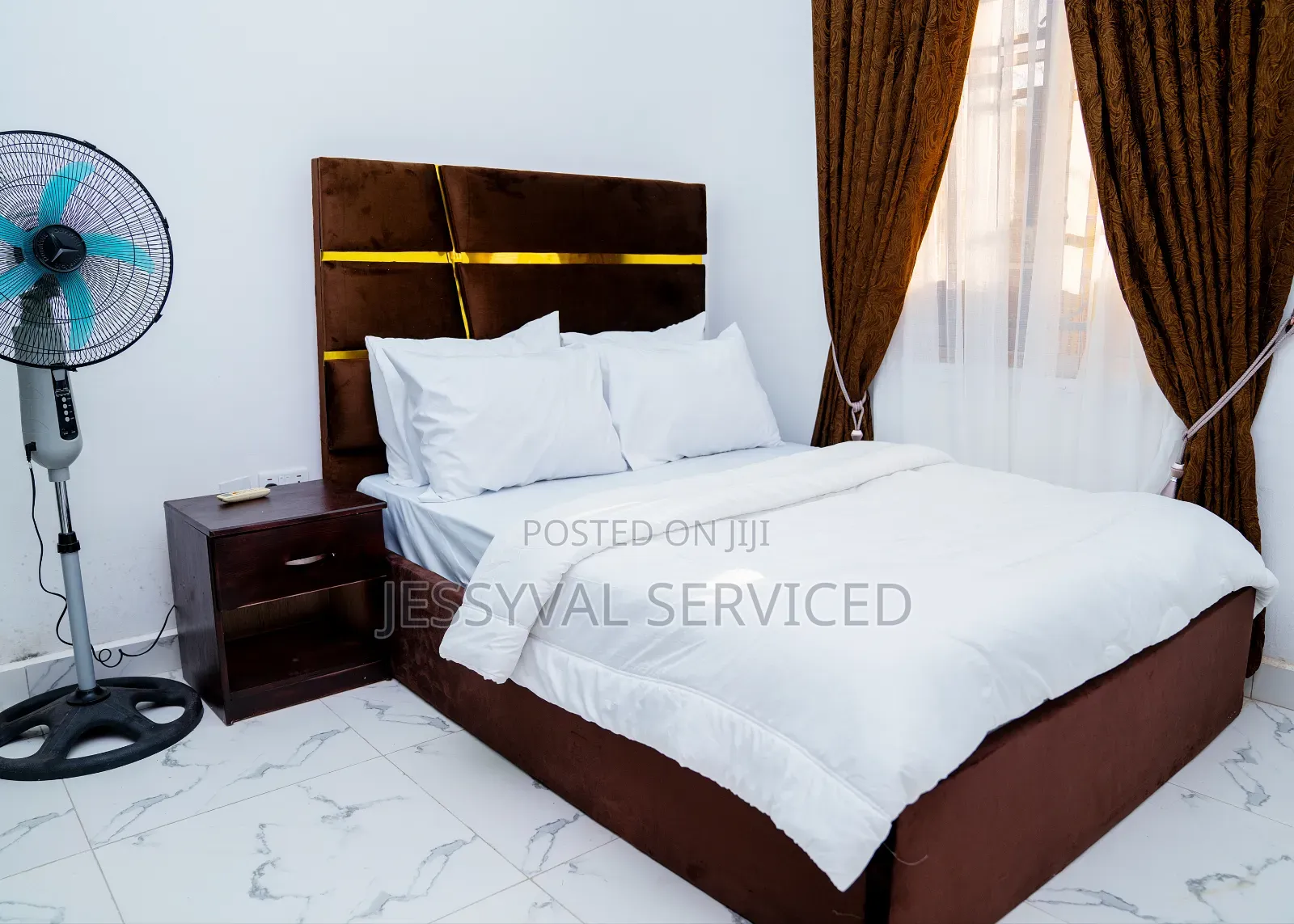 On Bedroom Classy Serviced Apartment