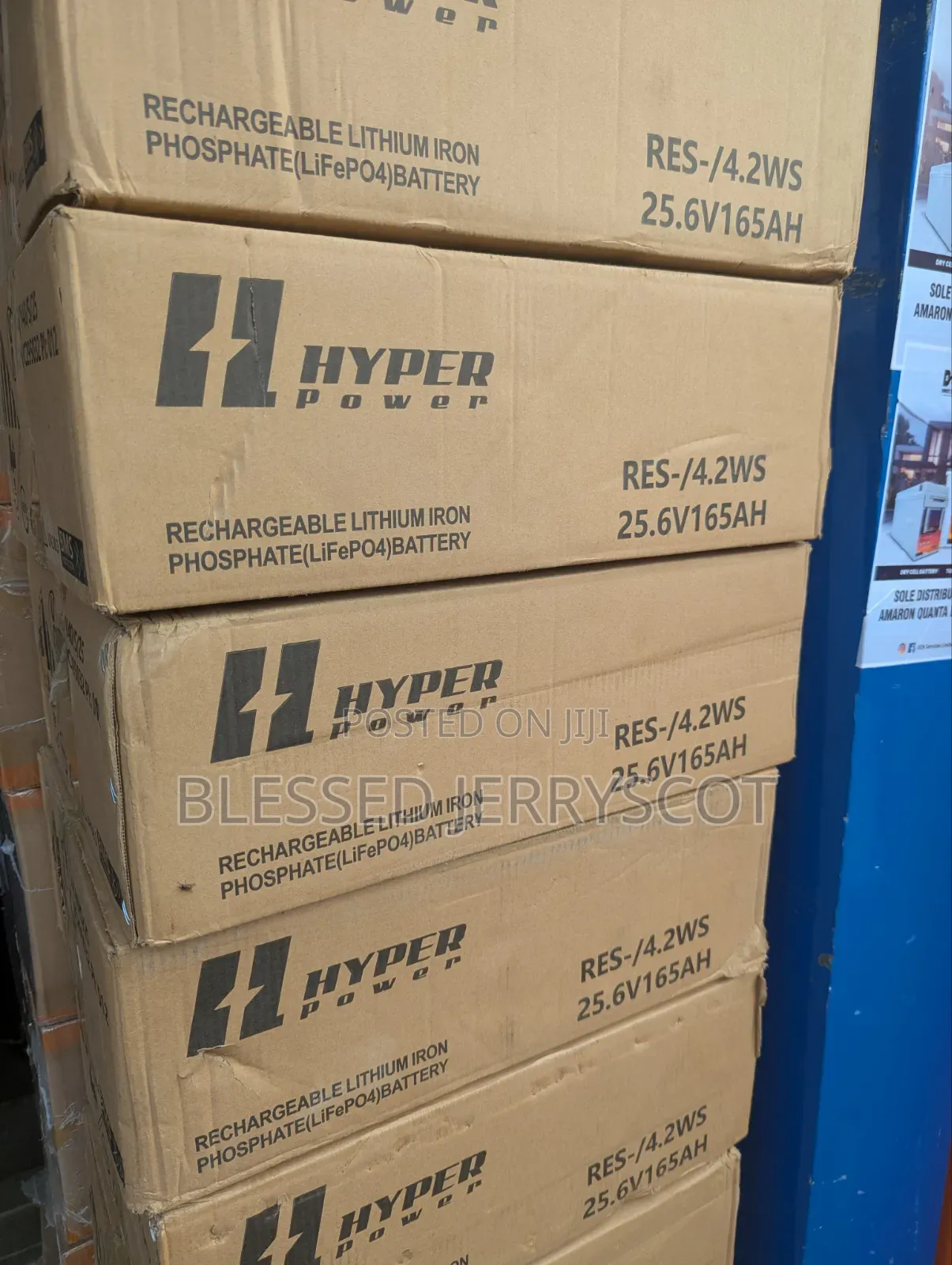 Hyper Power 4.2kwh 24v Lithium Ion Solar Inverter Batteries Available.