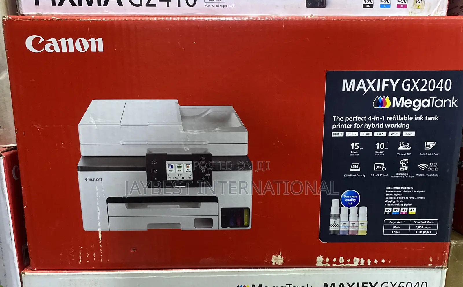 Canon Maxify Gx2040 A4 Colour Multifunction Inkjet Printer