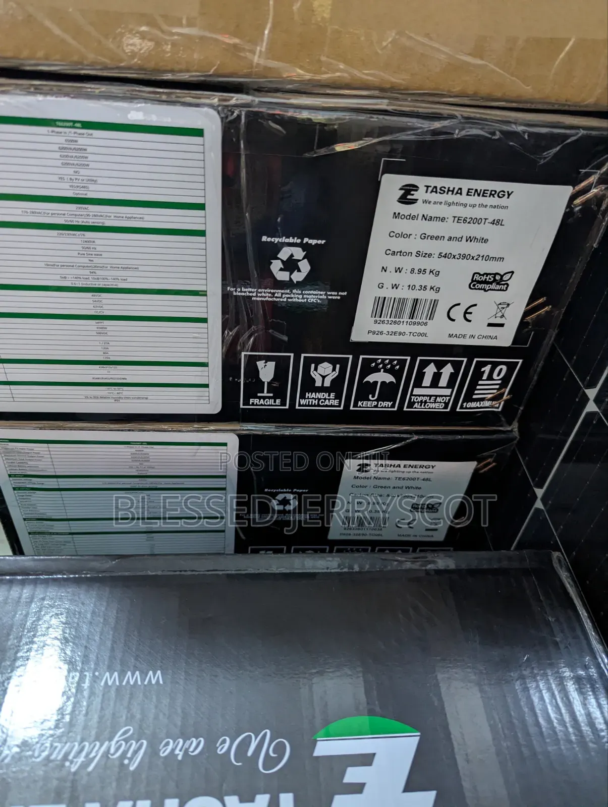 Tasha Energy 6.2kw 48v Hybrid Solar Inverters Available in Stock.
