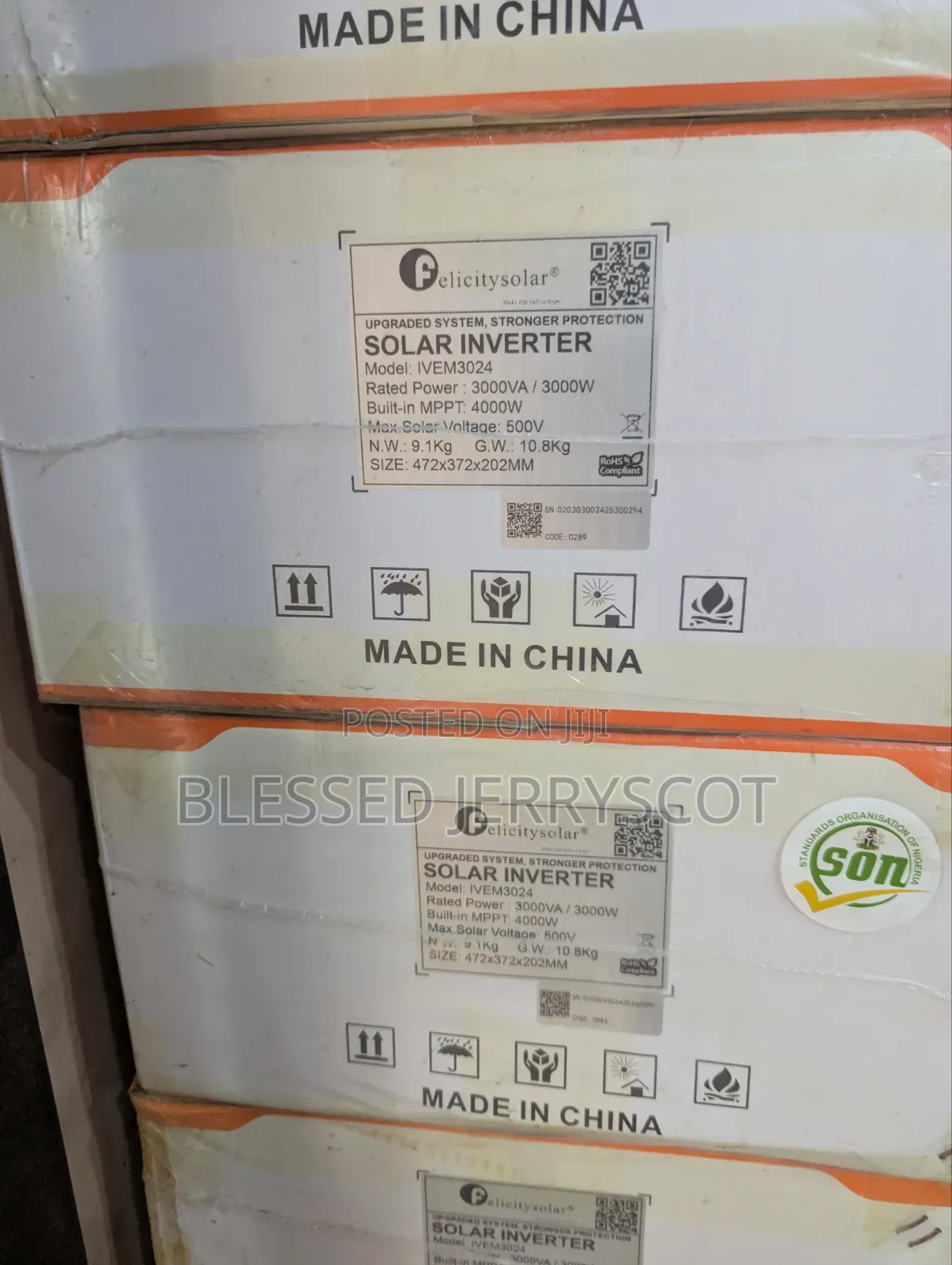 Felicity Ivem 3kva 24v Hybrid Solar Inverters Available in Stock.