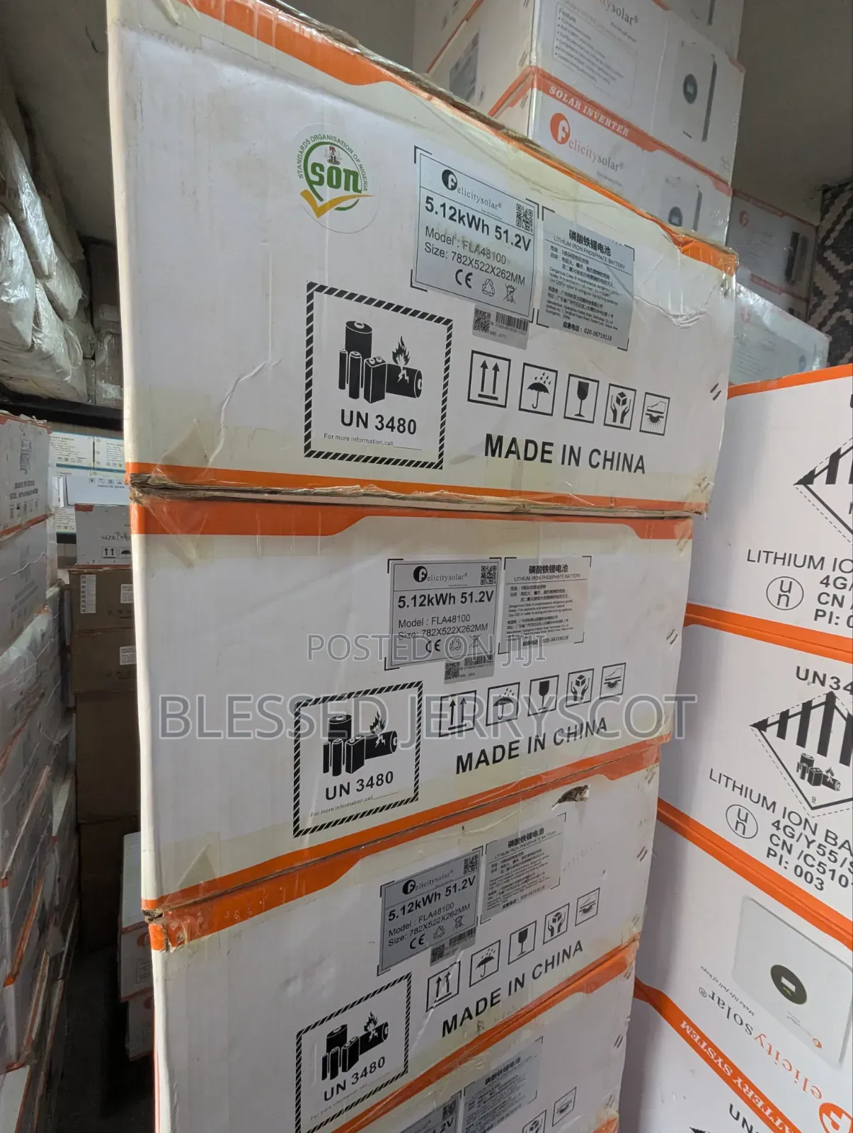 Felicity 5kwh 48v Lithium Ion Solar Inverter Batteries Available 