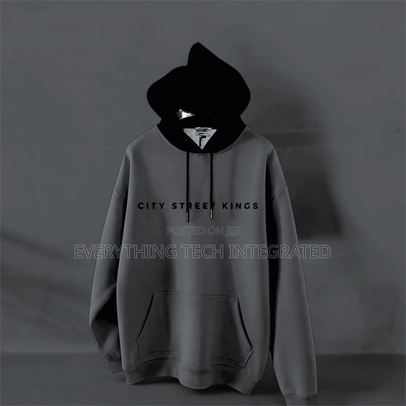City Two Toned Pull-Over Hoodie