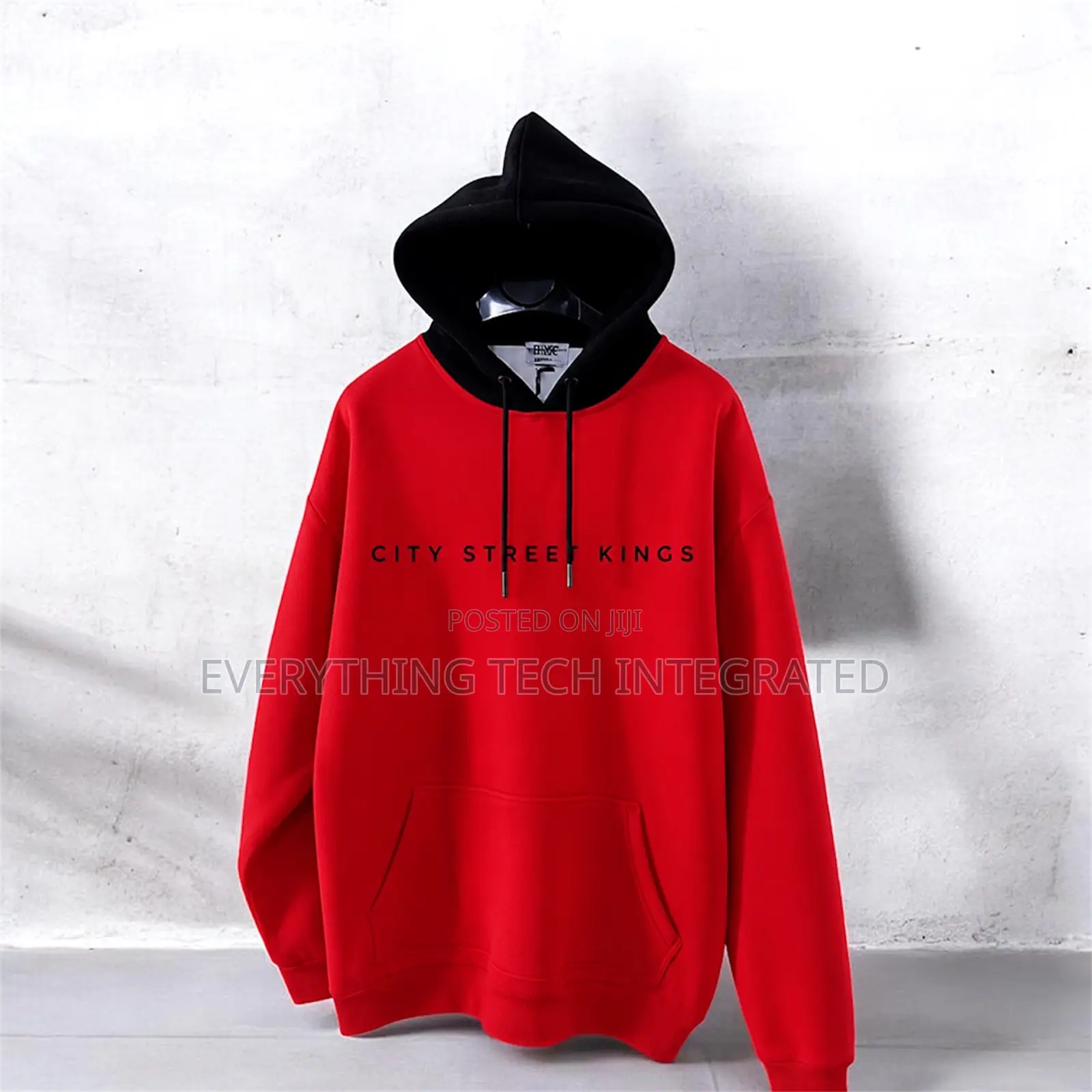 City Two Toned Pull-Over Hoodie