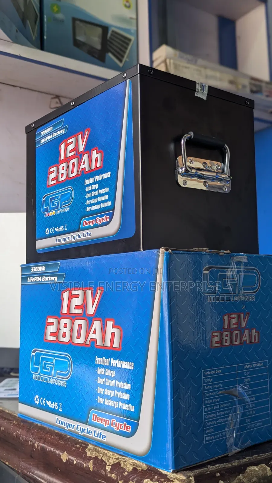 LGP Power 280ah 12v Lifepo4 (Lithium Iron Phosphate)