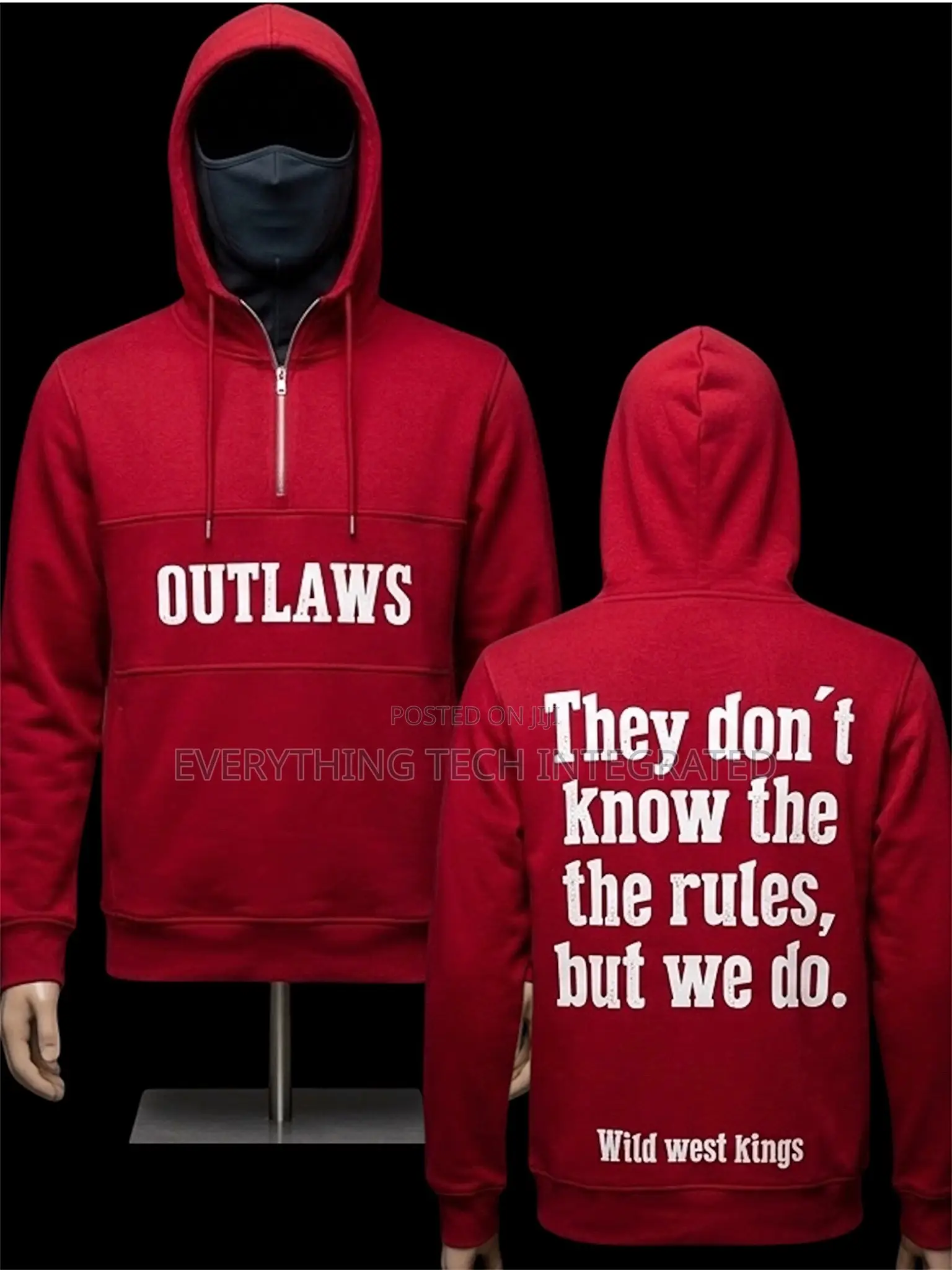 Outlaws Zipped Hoodie