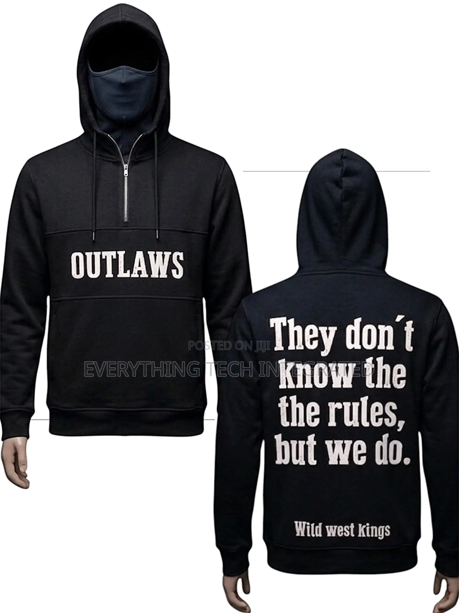 Outlaws Zipped Hoodie