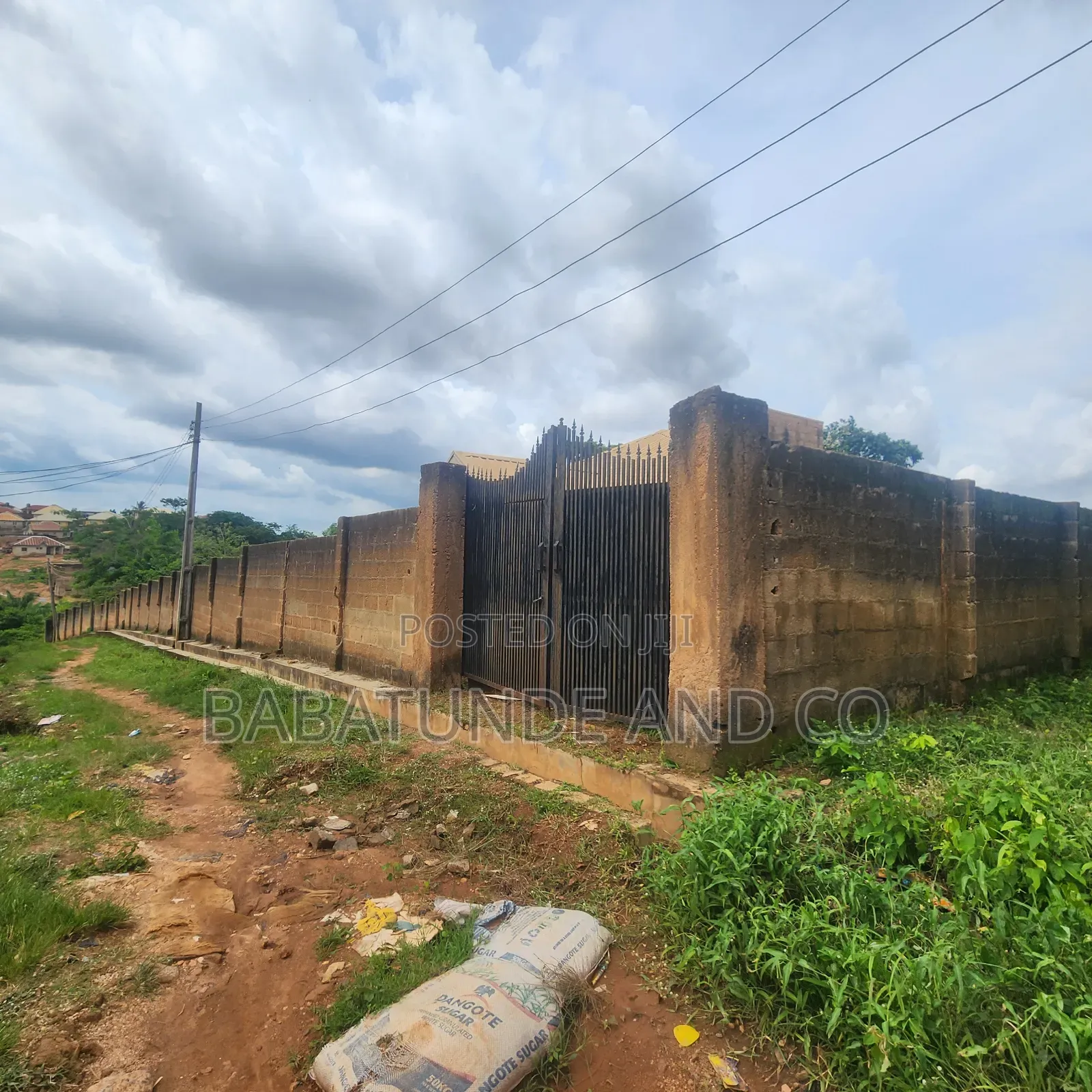 Fenced and Gated Plot of Land for Sale at Adetokun, Ologuneru Ibadan