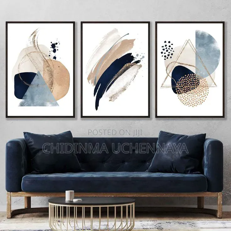 Modern Abstract Wall Art for Living Room