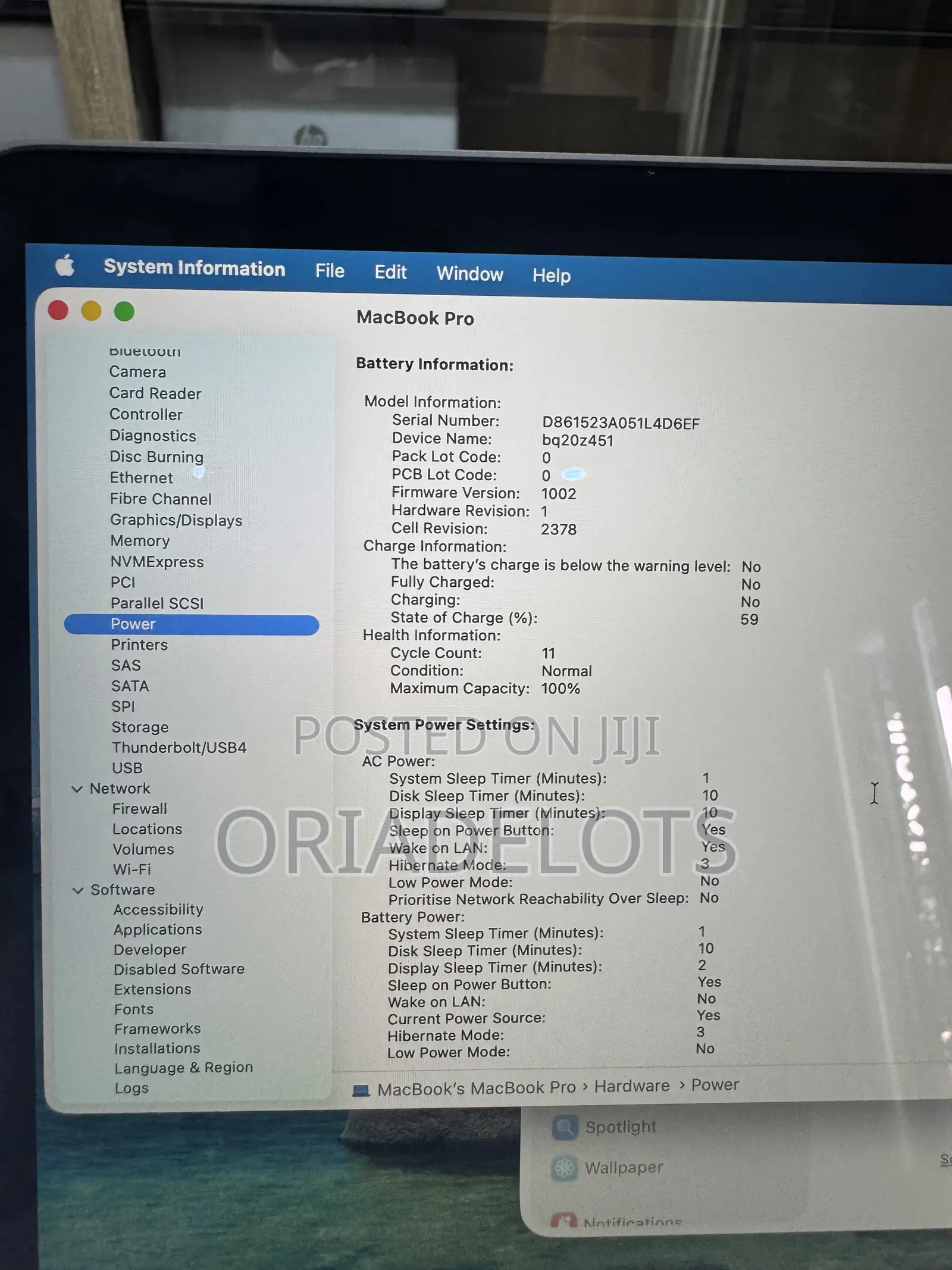 Laptop Apple MacBook Pro 2020 8GB Apple M1 SSD 512GB