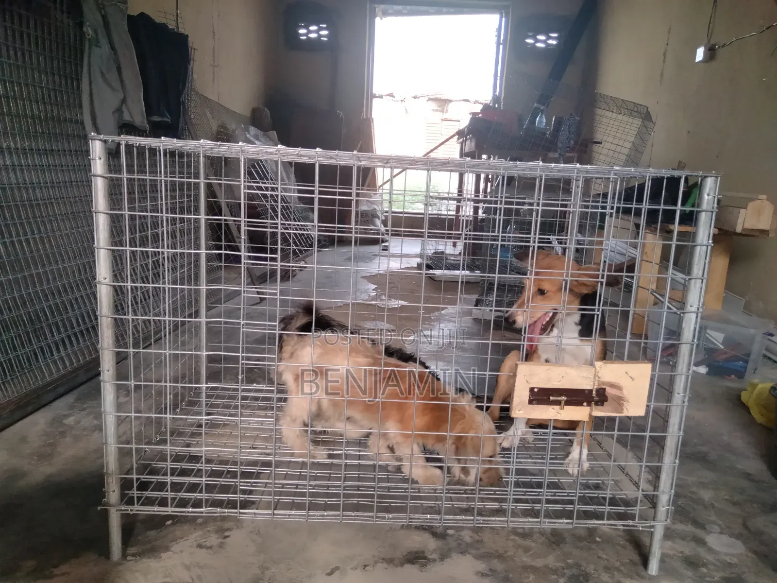 Non Collapsible Size 4 Dog Cage