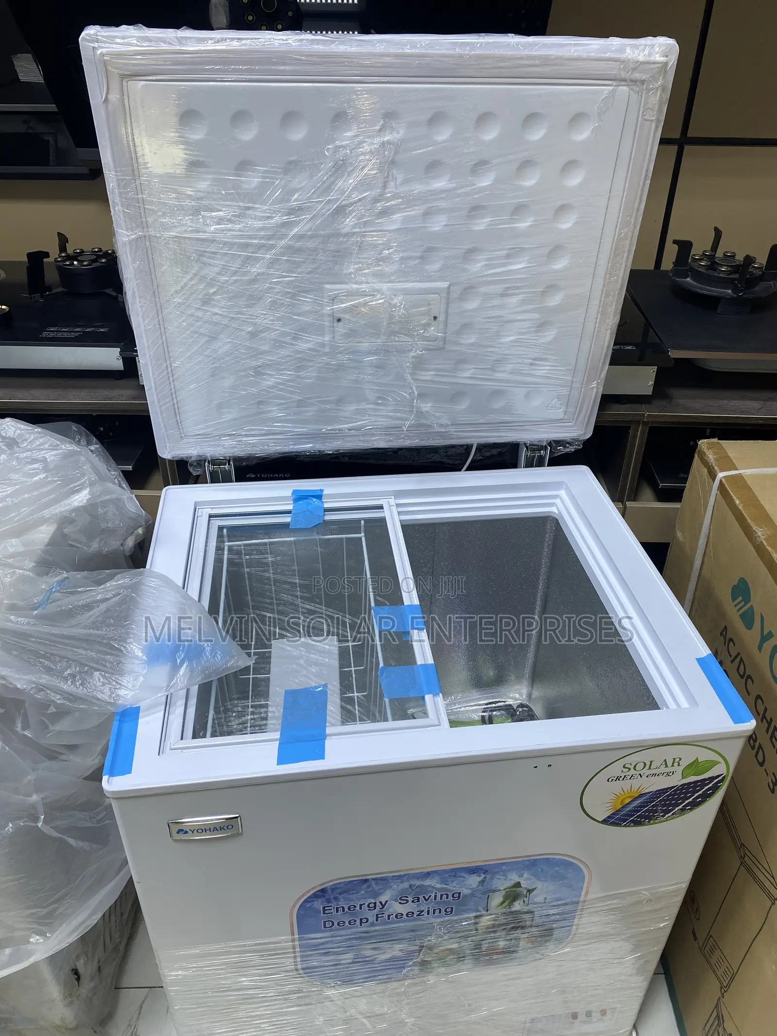 165l Yohako Solar Ac/Dc Deep Freezer Available in Store Can Use Panels