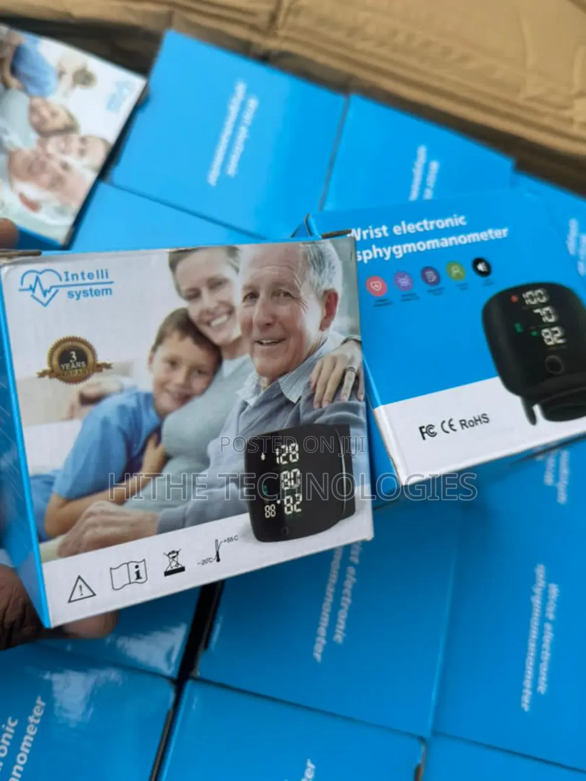 Rechargeable Wrists Electronic Blood Pressure Monitor
