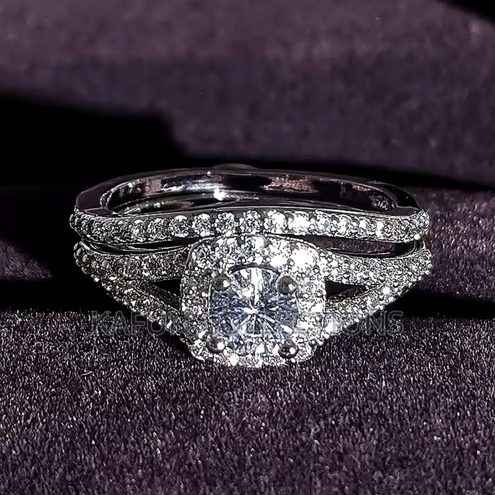 Zirconia High Quality Silver Female Wedding Rings