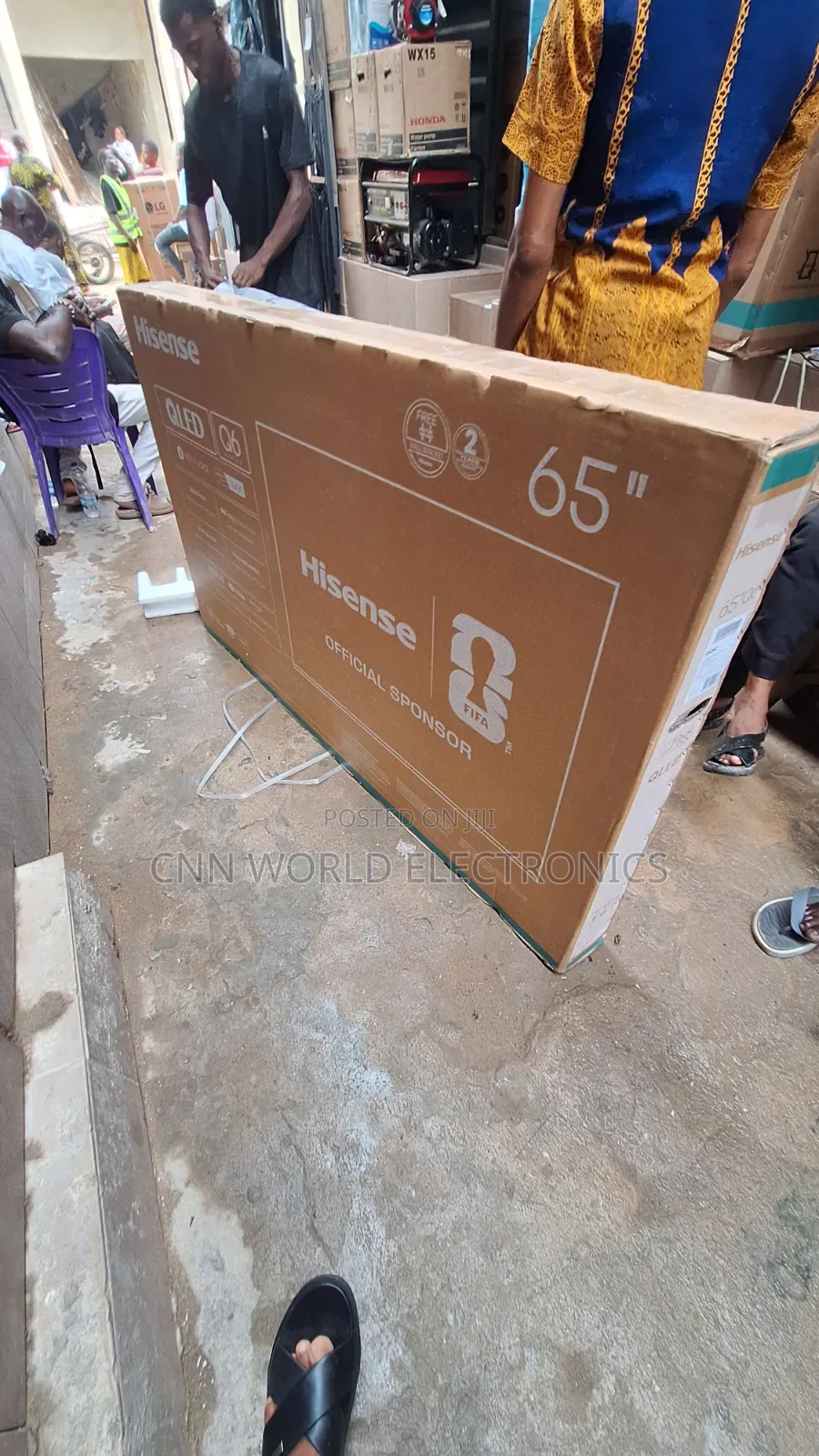 2026made Hisense Qled 65" Smart Tv Flameless Netflix Youtube App