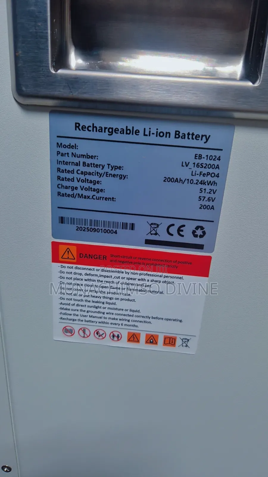 10kwh Luxsun Lithium Battery