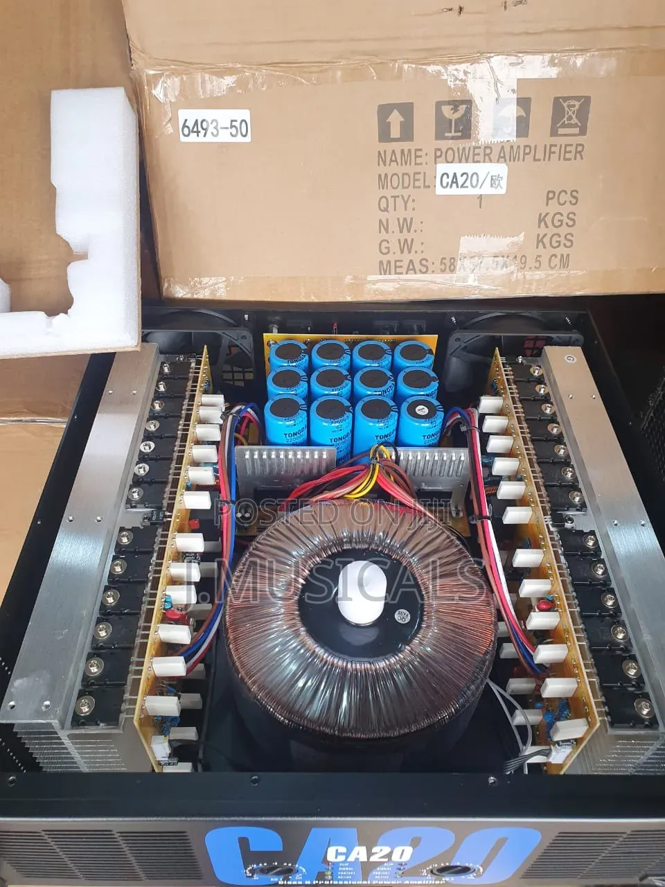 High Capacity Ca20 Power Amplifier (52 Transistors, 12 Capacitors)