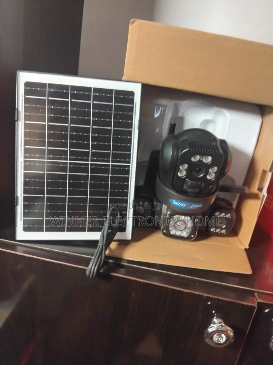 T30 Intelligent Solar PTZ CCTV Camera Triple Lens
