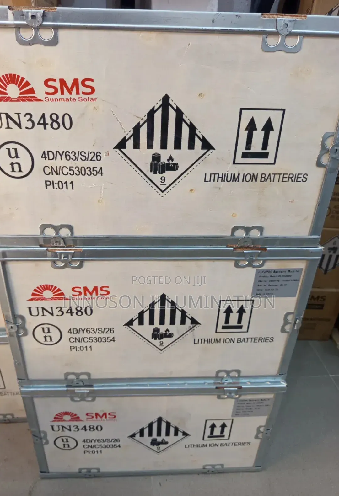 5kwh 48v SMS Lithium Ion Phosphate Lifepo4 Battery