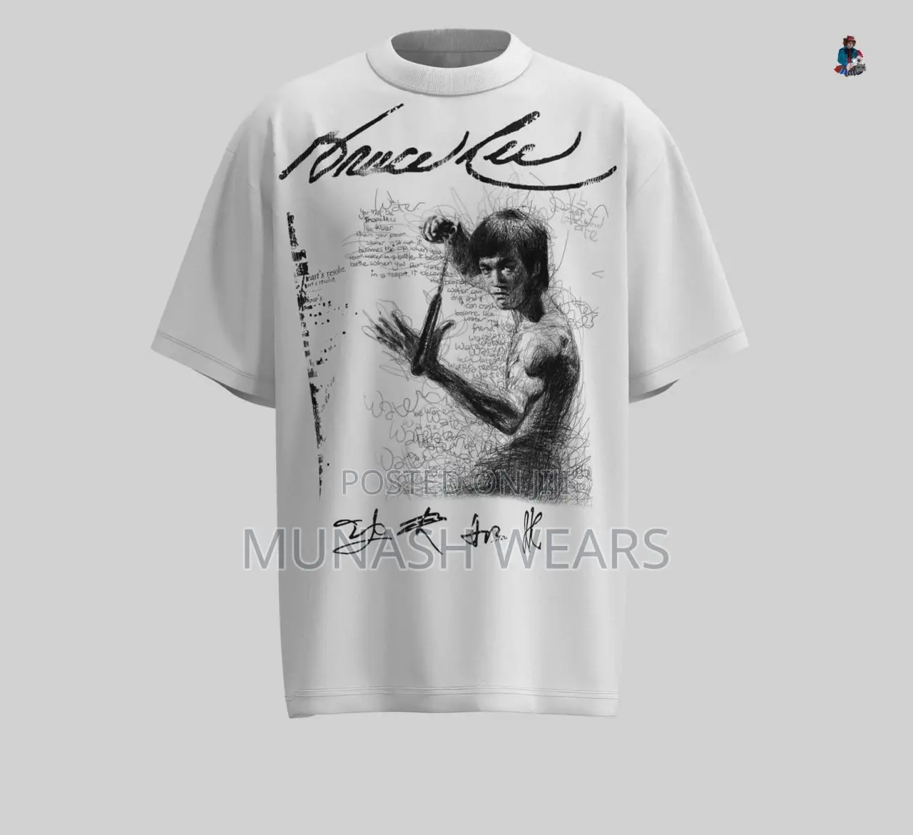 3d Denim Tshirt M-3xl