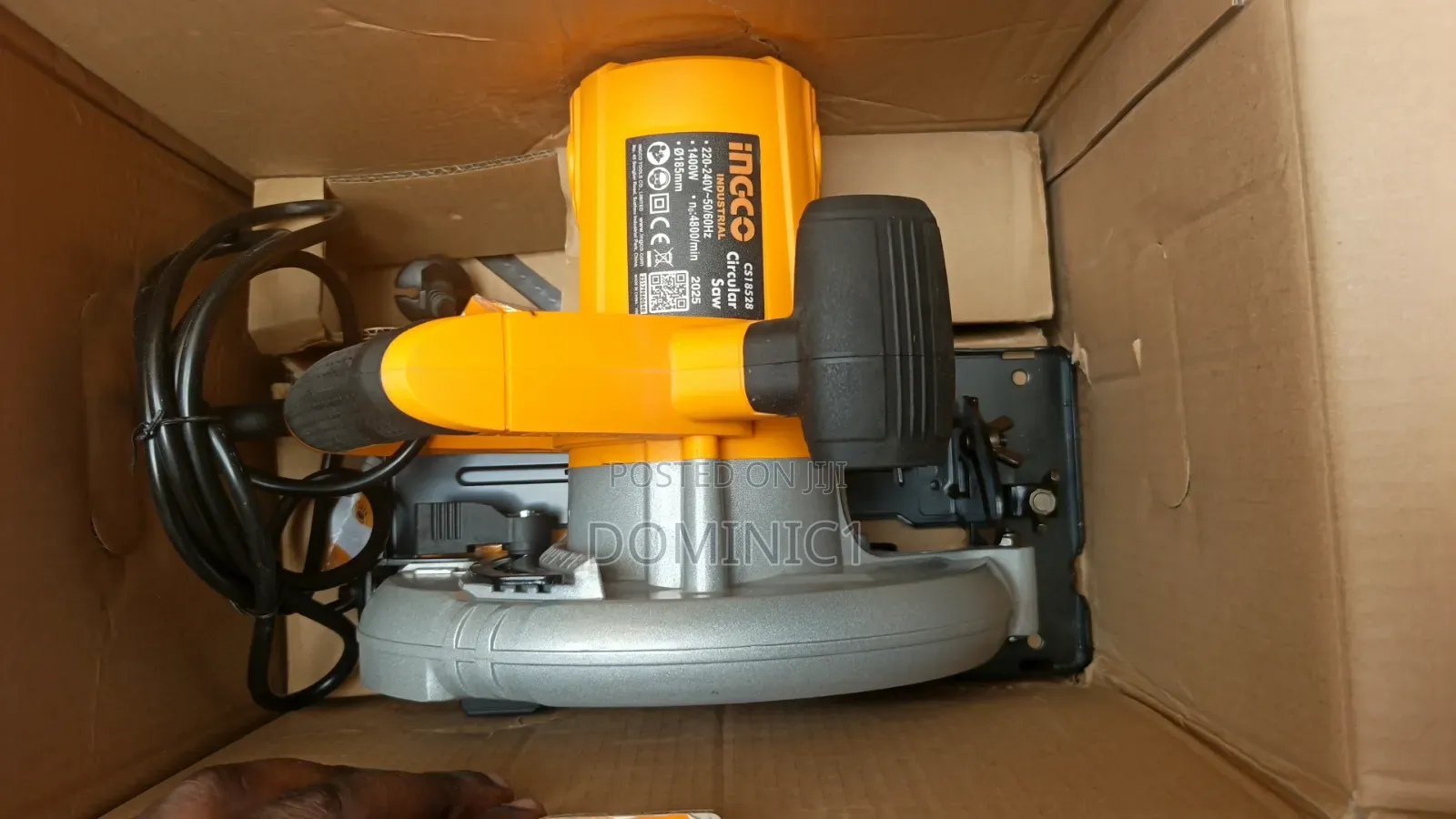 Ingco Industrial 1400w Corded Circular Saw.