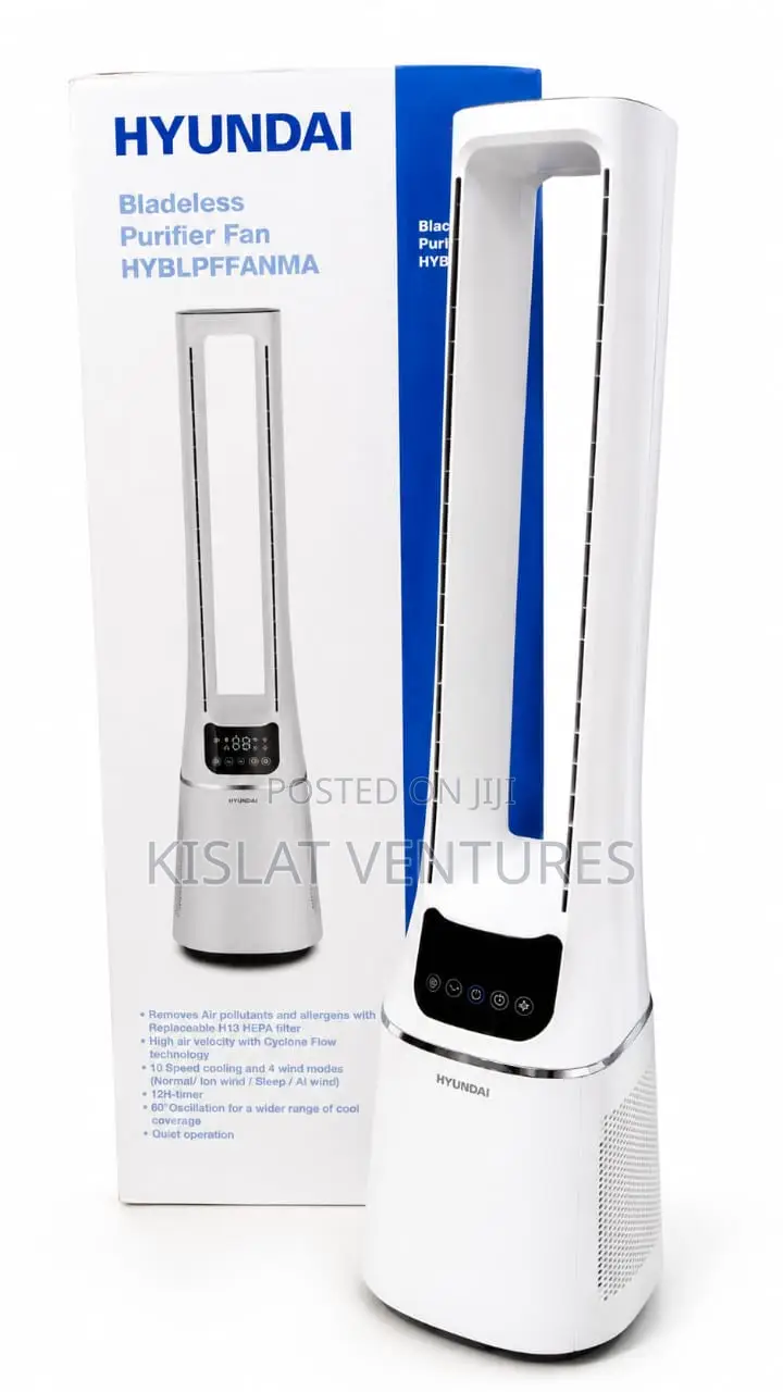 Hyundai Bladeless Purifier Fan With Hepa13 Filter - 42inch