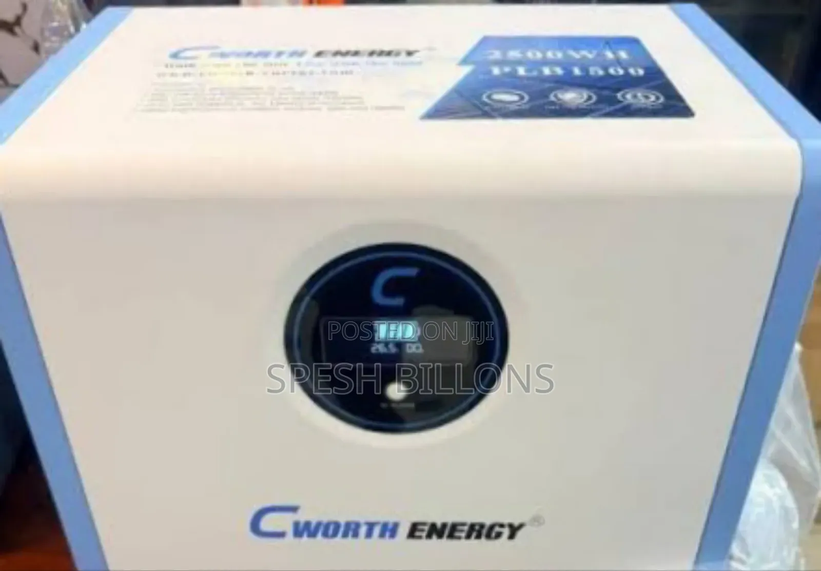 Cworth Energy 2.5kwh/1200w All-in-One Solar Generator, 100% Efficient
