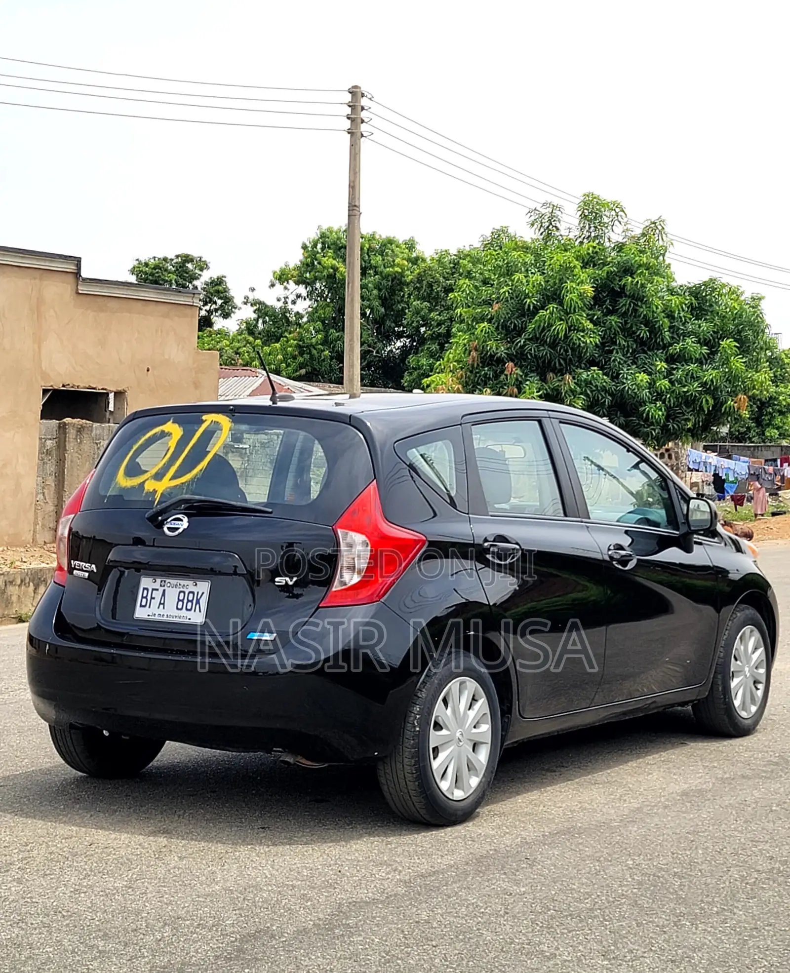 Nissan Versa 2014 Black