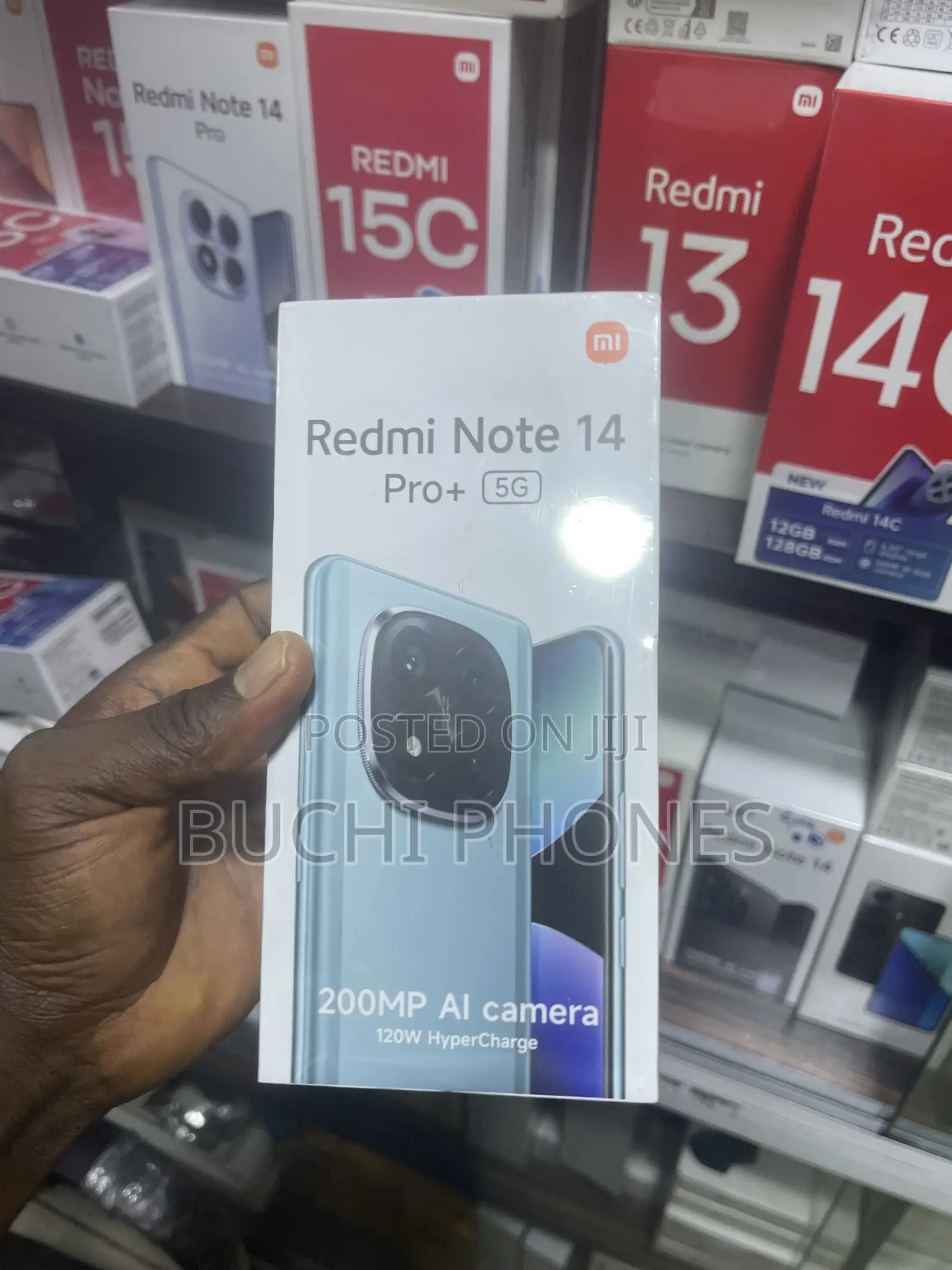 New Xiaomi Redmi Note 14 Pro+ 5G 256 GB Black