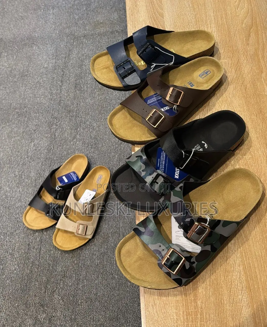 Original Birkenstock Double Buckle Slippers