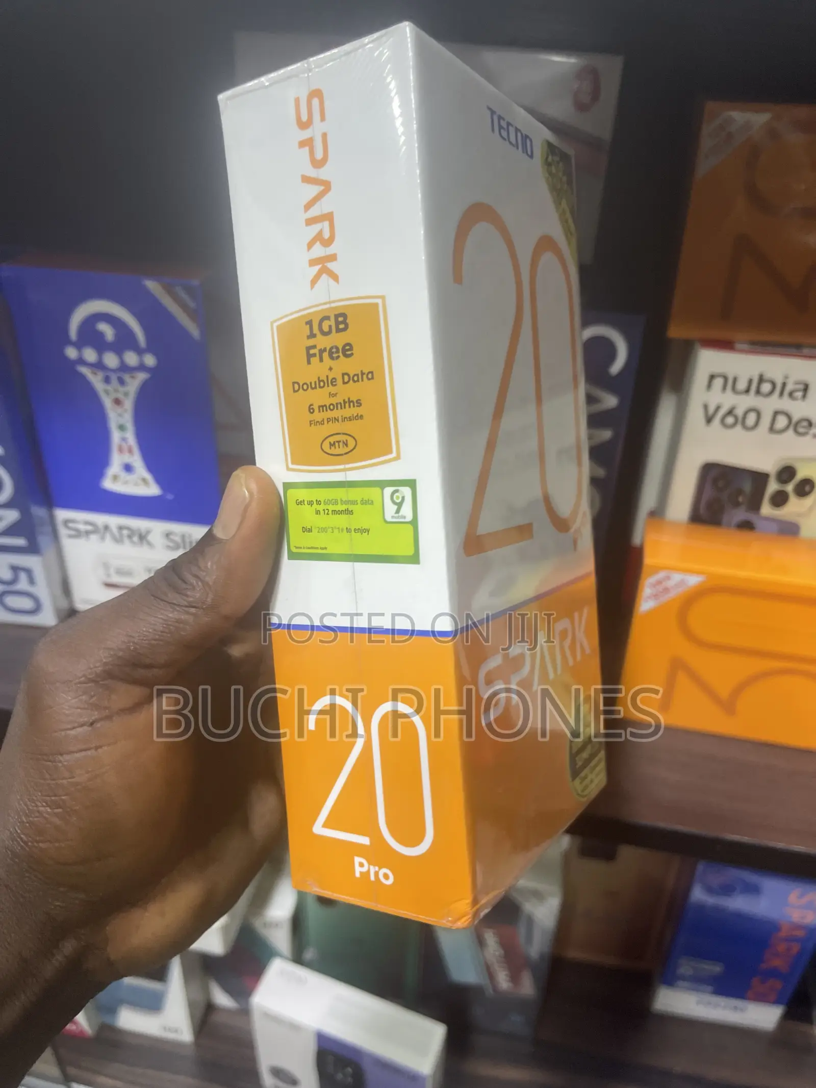 New Tecno Camon 20 Pro 256 GB Black