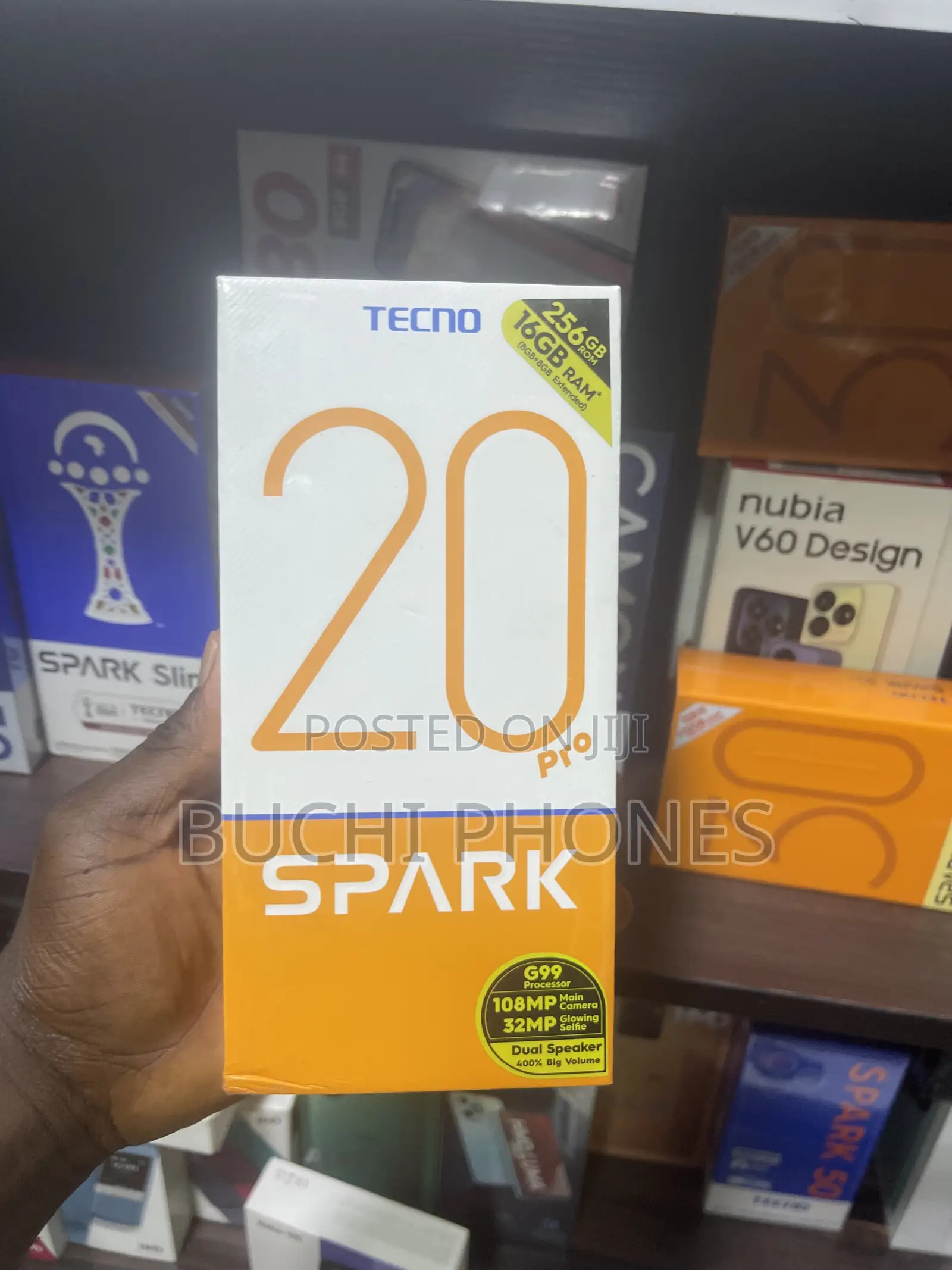 New Tecno Camon 20 Pro 256 GB Black