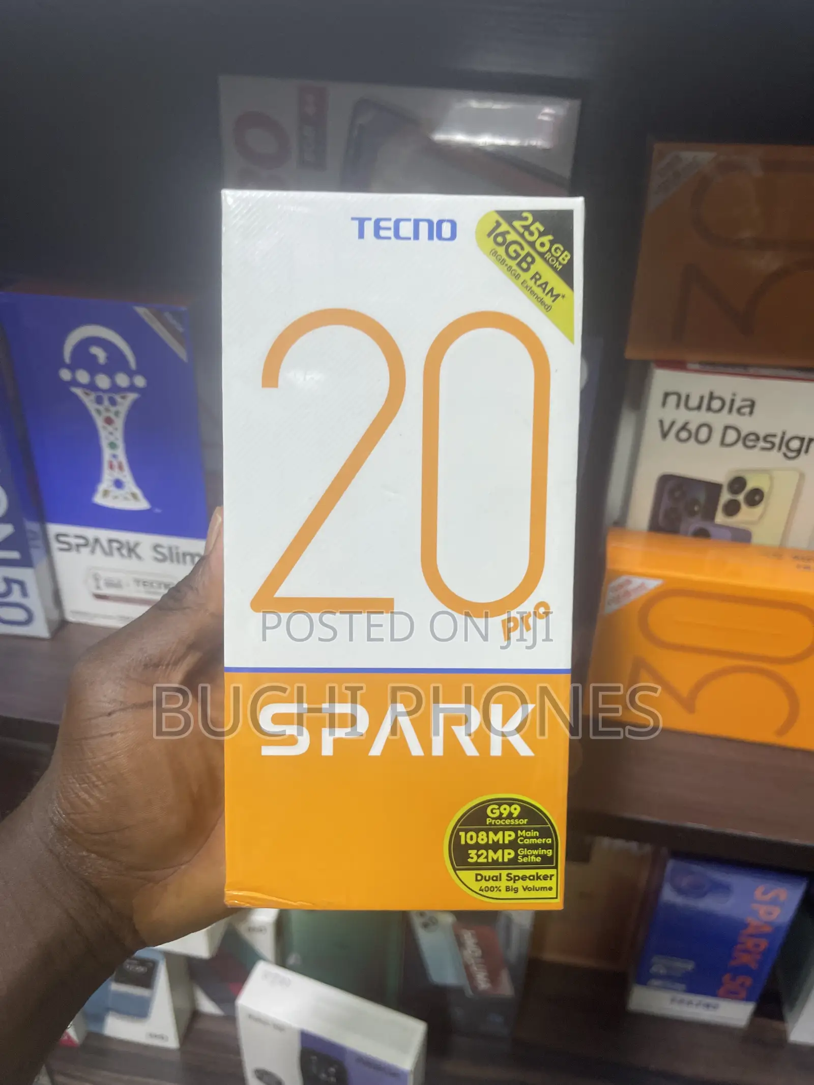 New Tecno Camon 20 Pro 256 GB Black