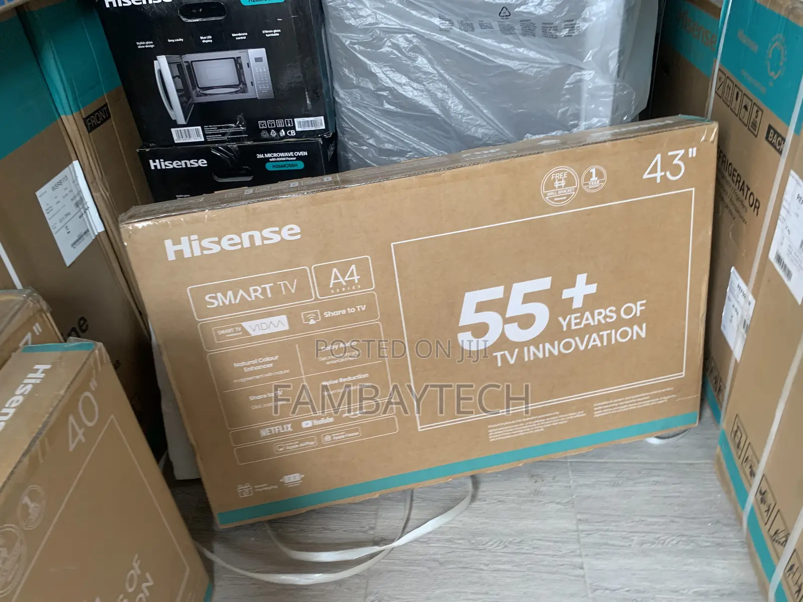 Affordable Hisense 43 Inches Smart Tv With 1080p Display Resolution