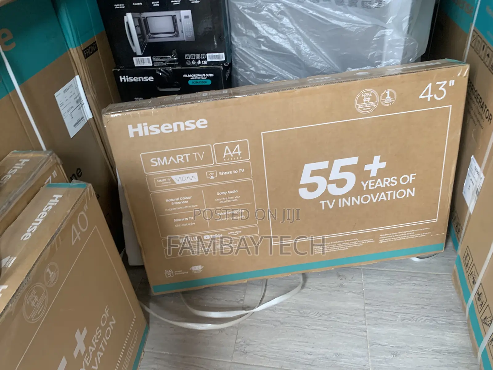 Full Hd Hisense 43 Inches Smart Tv With Prime Videos