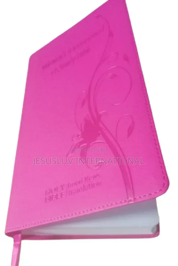 Women’S Devotional Study Bible-Good News Translation, Pink Leather