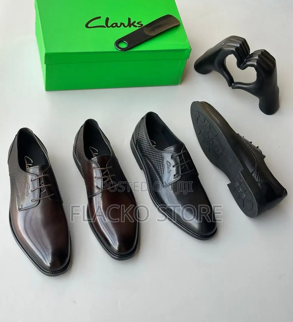 Original Clark’S Leather Formal Brogue Shoes