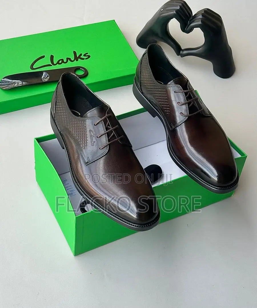 Original Clark’S Leather Formal Brogue Shoes