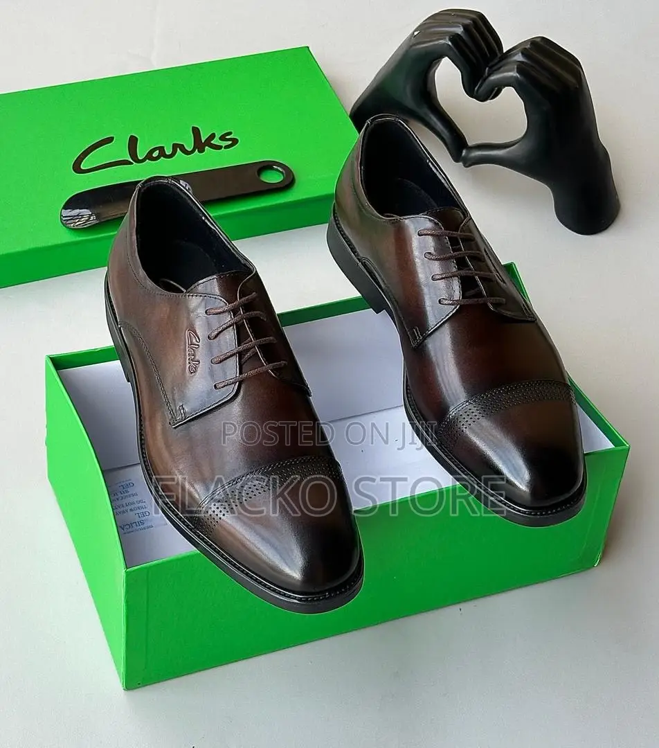 Original Clark’S Leather Formal Brogue Shoes