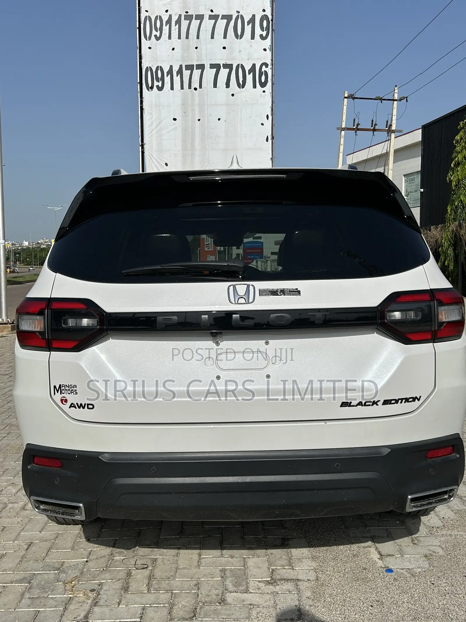 New Honda Pilot Black Edition AWD 2025 White